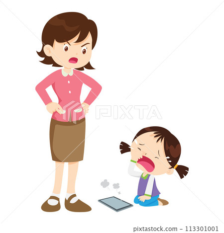 parent angry to kid addicted phone 113301001