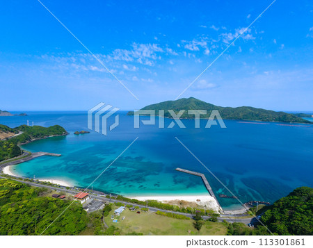 奄美大島 Uken 村 Taen 海灘鳥瞰圖 奄美大島 Uken 村 Taen 海灘鳥瞰圖 113301861