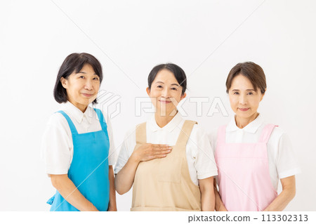 Housekeeping: Woman in apron 113302313