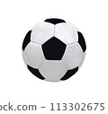 soccer ball on white background 113302675