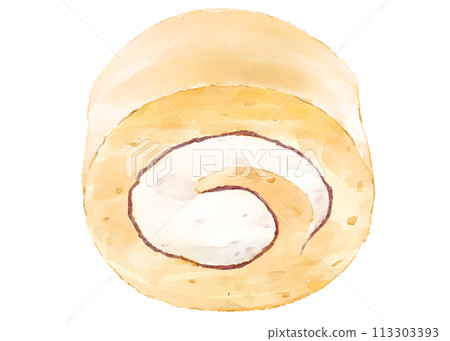 Roll cake  113303393