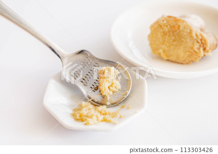 Grated ginger Grated ginger 113303426