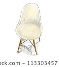 [Mono Illustration] Chair (Color) 113303457