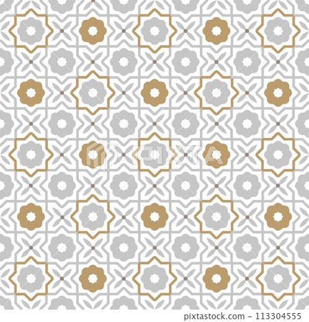 Pattern india seamless oriental flora vintage indian background. 113304555