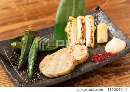 烤蔬菜拼盤 113304644