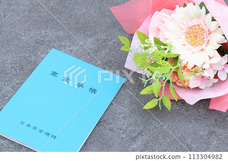 pension book  113304982