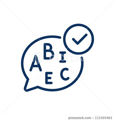 icon, vector, alphabet 113305461