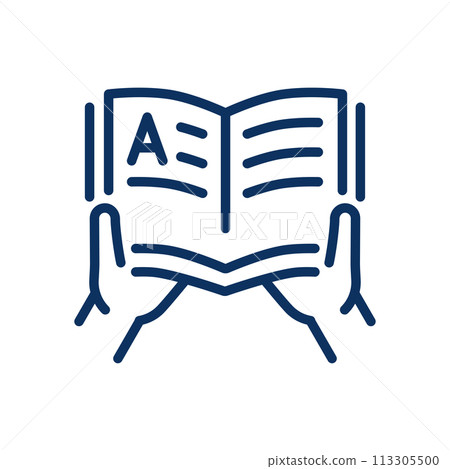 icon, vector, book 113305500