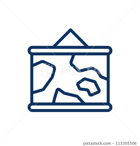 icon, map, vector 113305506