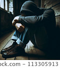 A depressed man 113305913