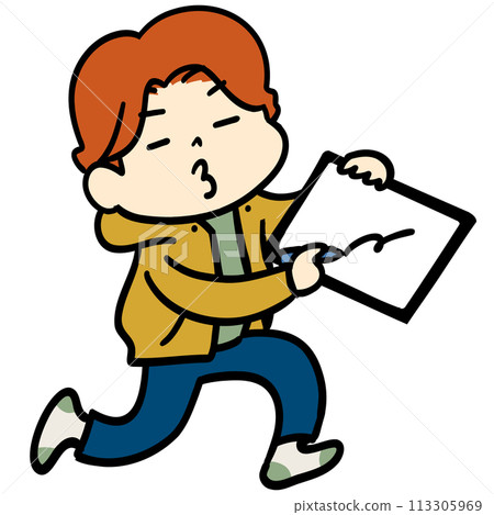 Tablet device and boy 113305969