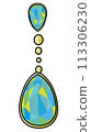 Gemstone Earrings 113306230