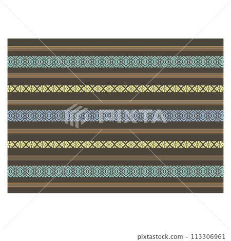 Hakata-ori/Kenjo pattern style background, pattern, and design Ⓔ Hakata-ori/Kenjo pattern style background, pattern, and design Ⓔ 113306961