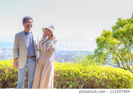老夫婦參拜神社鹿兒島之旅櫻島 113307404