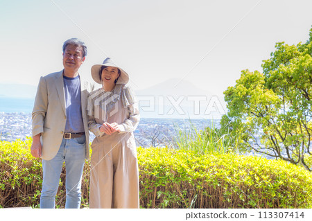 老夫婦參拜神社鹿兒島之旅櫻島 老夫婦參拜神社鹿兒島之旅櫻島 113307414