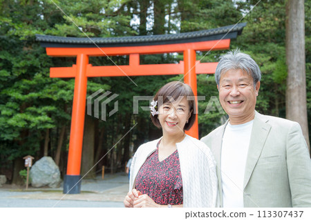 老夫婦參拜神社鹿兒島之旅櫻島 老夫婦參拜神社鹿兒島之旅櫻島 113307437