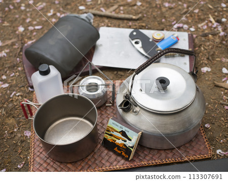 露營用開水器-自製酒精爐和水壺 露營用開水器-自製酒精爐和水壺 113307691