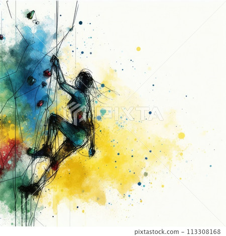 sport climbing in Generative AI. 113308168