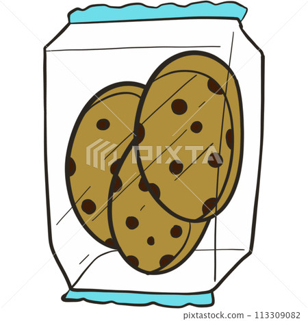 The illustration of a cookie The illustration of a cookie 113309082
