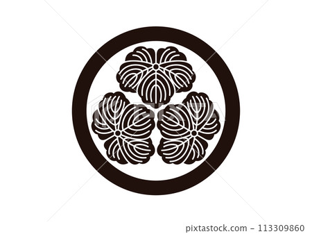 三顆常春藤圍成一圈 113309860