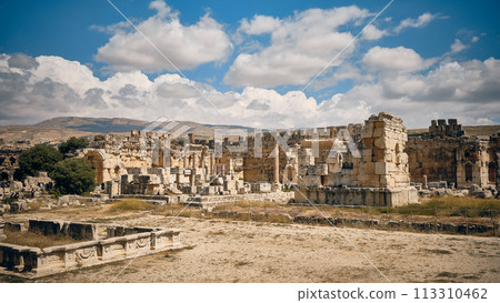 Heliopolis temple complex in Baalbek Heliopolis temple complex in Baalbek 113310462