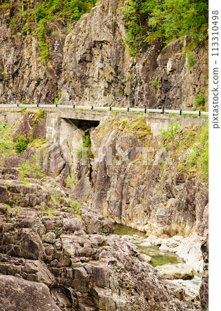 Allmannajuvet mines area Sauda Norway Allmannajuvet mines area Sauda Norway 113310498