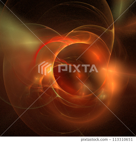 abstract yellow-orange drawing linear on a black background, wallpaper, design abstract yellow-orange drawing linear on a black background, wallpaper, design 113310651
