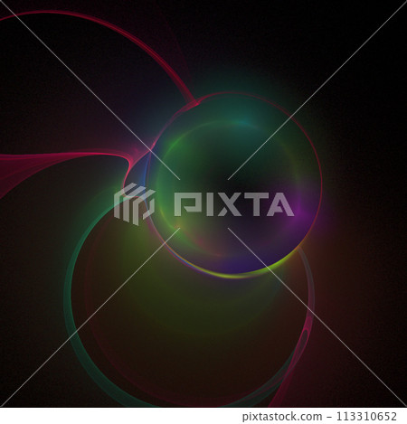 simple multicolor abstract pattern on black background, wallpaper, design 113310652