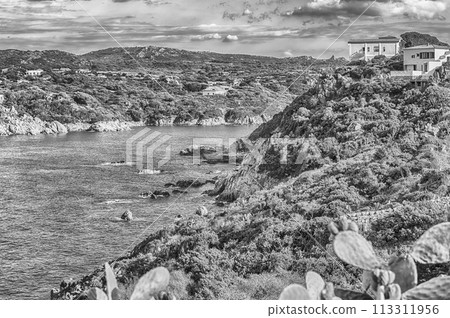View over the coast of Santa Teresa Gallura, Sassari, Italy 113311956