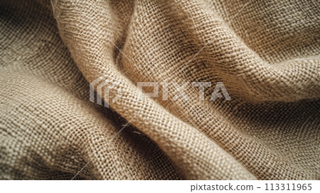 Woven fabric with visible textures and patterns. 113311965