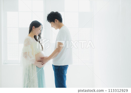 與孕婦關係密切的丈夫 113312929