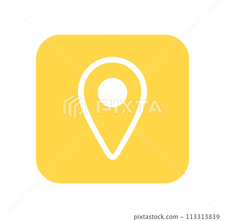 Simple yellow map app 113313839