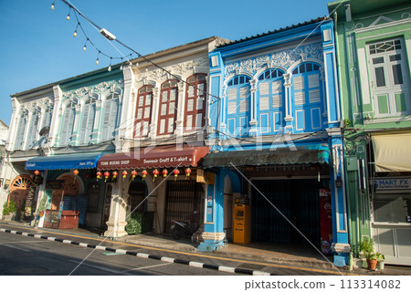 普吉島老城區美麗的城市景觀 113314082