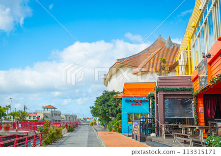 American Village Okinawa tourist spot Blue sky Resort Photogenic spot 113315171