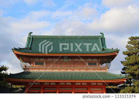 Kyoto Heian Shrine Heian-kyo, the capital of Japan 113315374