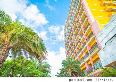 Okinawa Tourism Travel Townscape Resort Okinawa Scenery Resort Blue Sky Okinawa Tourism Travel Townscape Resort Okinawa Scenery Resort Blue Sky 113315559