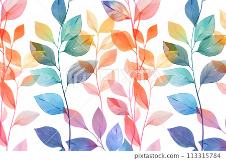 多彩的室內植物紋理 113315784