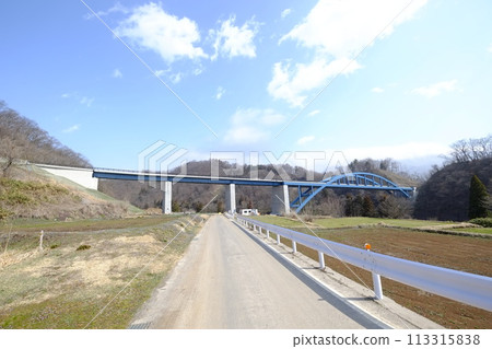 笠倉 Kabeta 橋，建築，將於 2024 年開放 113315838