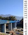 Kasakura Kabeta Bridge, under construction, scheduled to open in 2024 113315858