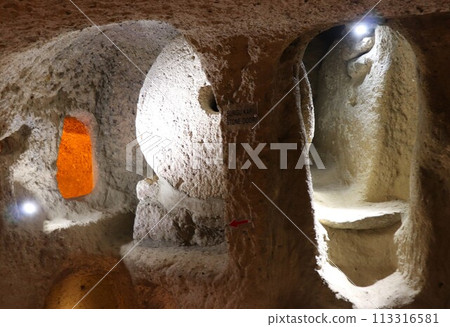 凱馬克利地下城世界遺產 卡帕多西亞 土耳其 亞洲 凱馬克利地下城世界遺產 卡帕多西亞 土耳其 亞洲 113316581