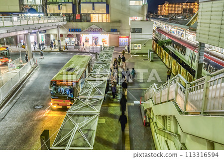 Cityscape of Totsuka Ward, Yokohama City Totsuka Station Totsuka Station East Exit Bus Stop 113316594