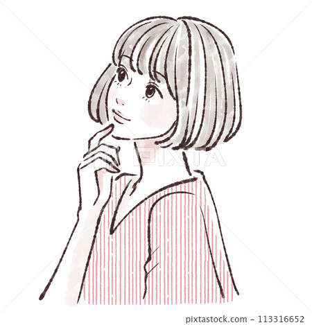 婦女和女孩插畫素材 婦女和女孩插畫素材 113316652