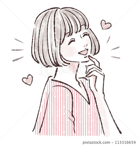 婦女和女孩插畫素材 婦女和女孩插畫素材 113316659