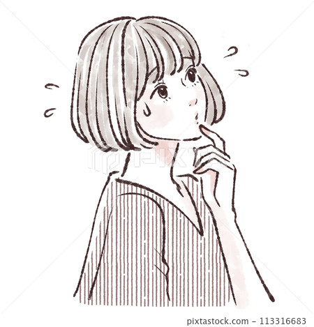 婦女和女孩插畫素材 婦女和女孩插畫素材 113316683