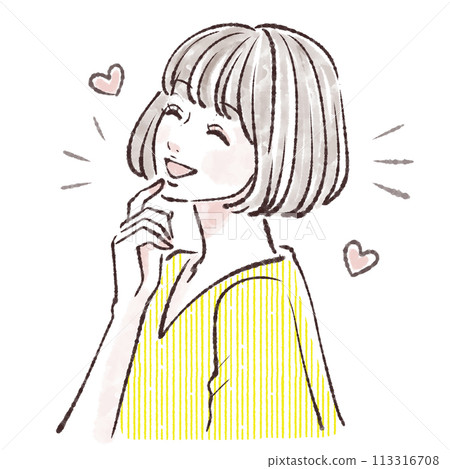 婦女和女孩插畫素材 婦女和女孩插畫素材 113316708