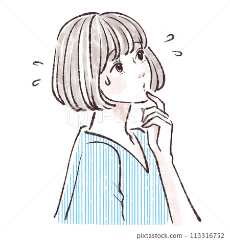 婦女和女孩插畫素材 婦女和女孩插畫素材 113316752