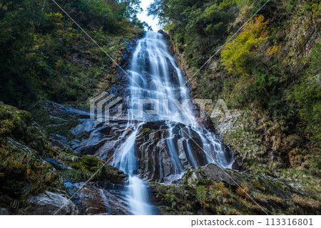 Landscape with a waterfall 113316801