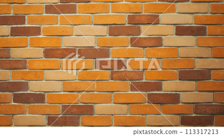 bright light Brick wall background 113317213