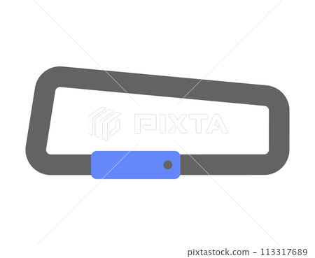 登山扣圖標材質藍色 登山扣圖標材質藍色 113317689