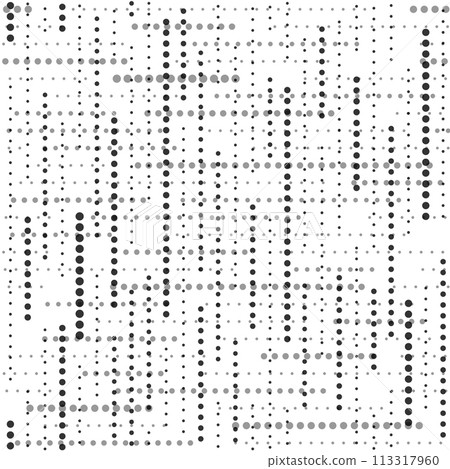 Geometric pattern of a set of points. Seamless composition. A template for backgrounds, prints, textures, creative ideas for packaging, clothing and decorative elements Geometric pattern of a set of points. Seamless composition. A template for backgrounds, prints, textures, creative ideas for packaging, clothing and decorative elements 113317960